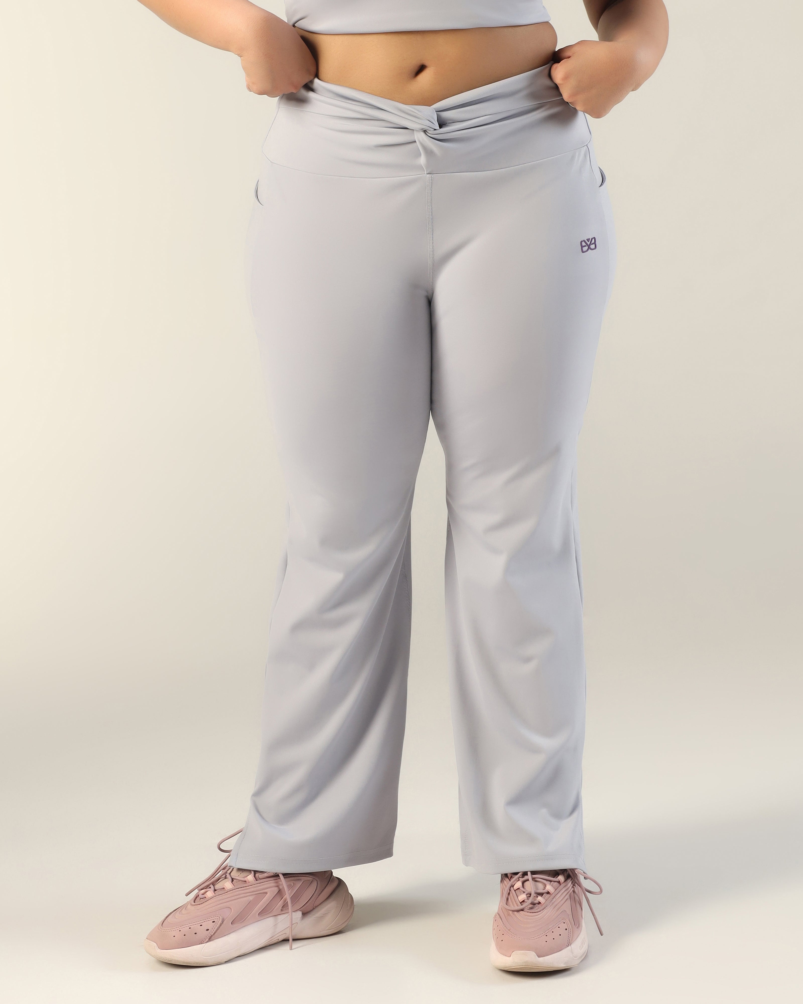 FlowTwist Leggings - Powder Purple