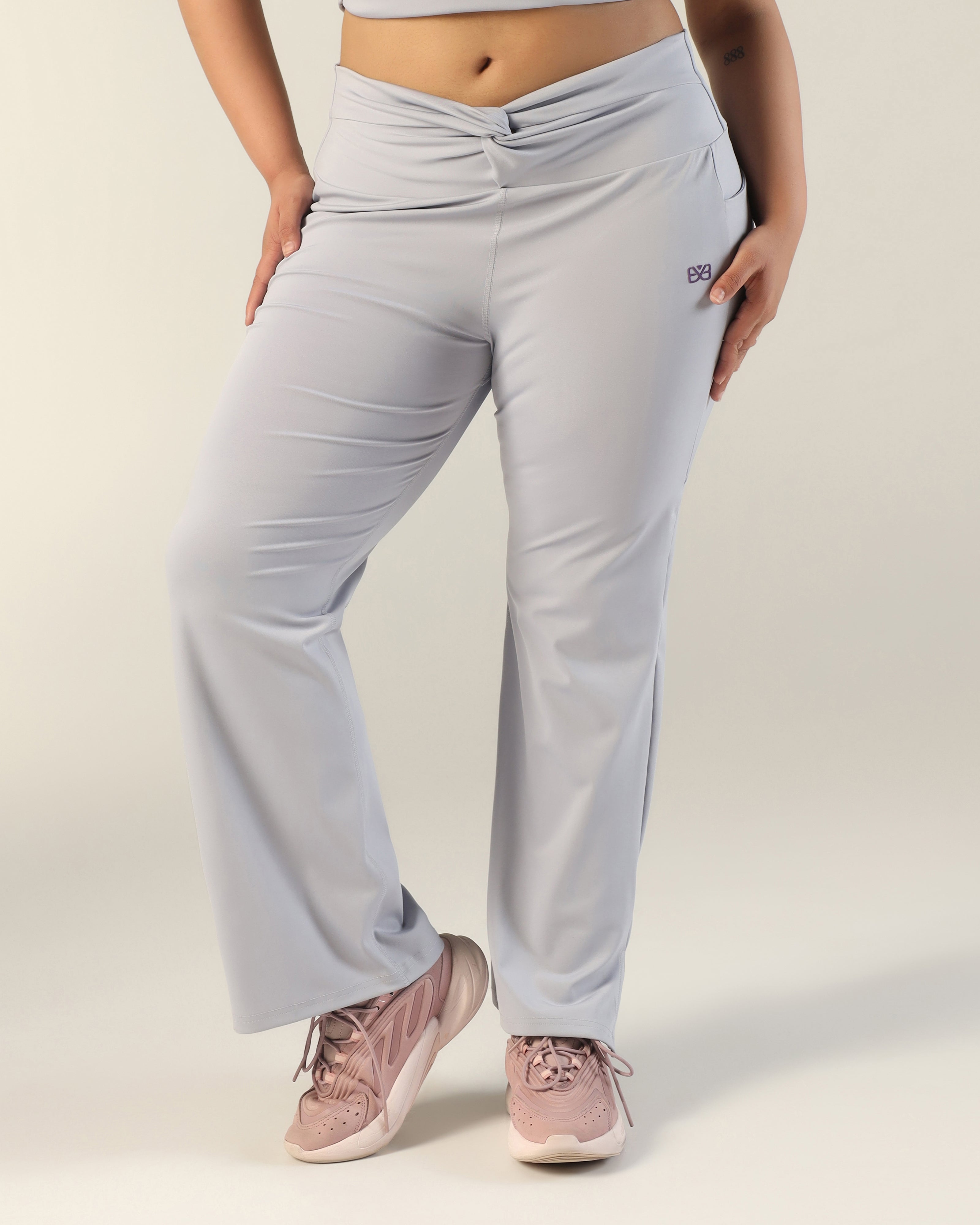 FlowTwist Leggings - Powder Purple