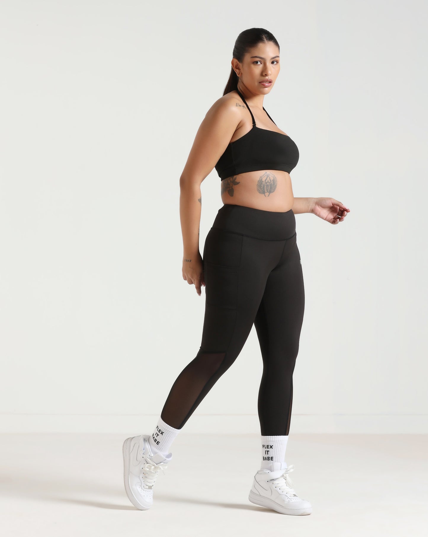 Go-To Bandeau Sports Bra - Black