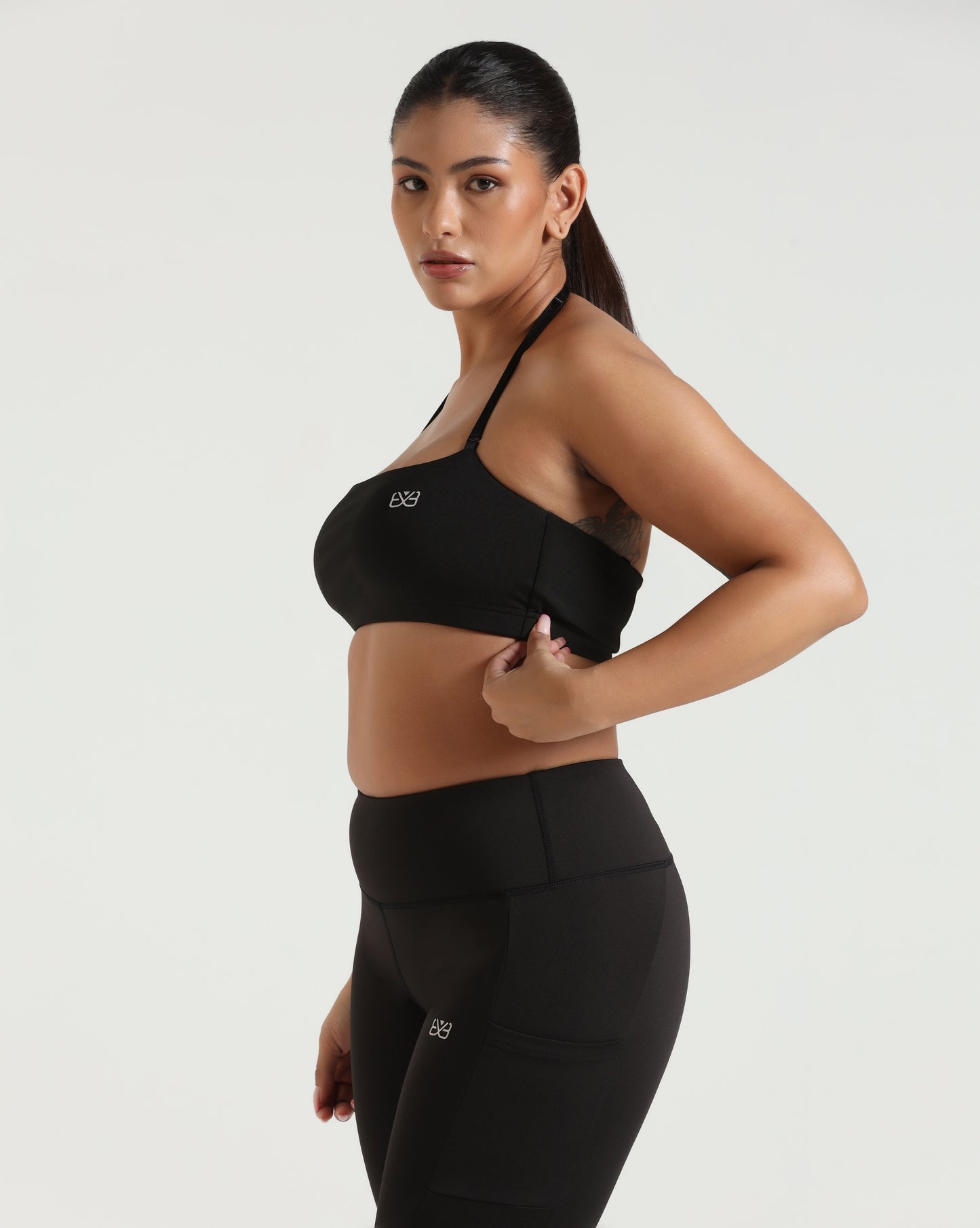 Go-To Bandeau Sports Bra - Black
