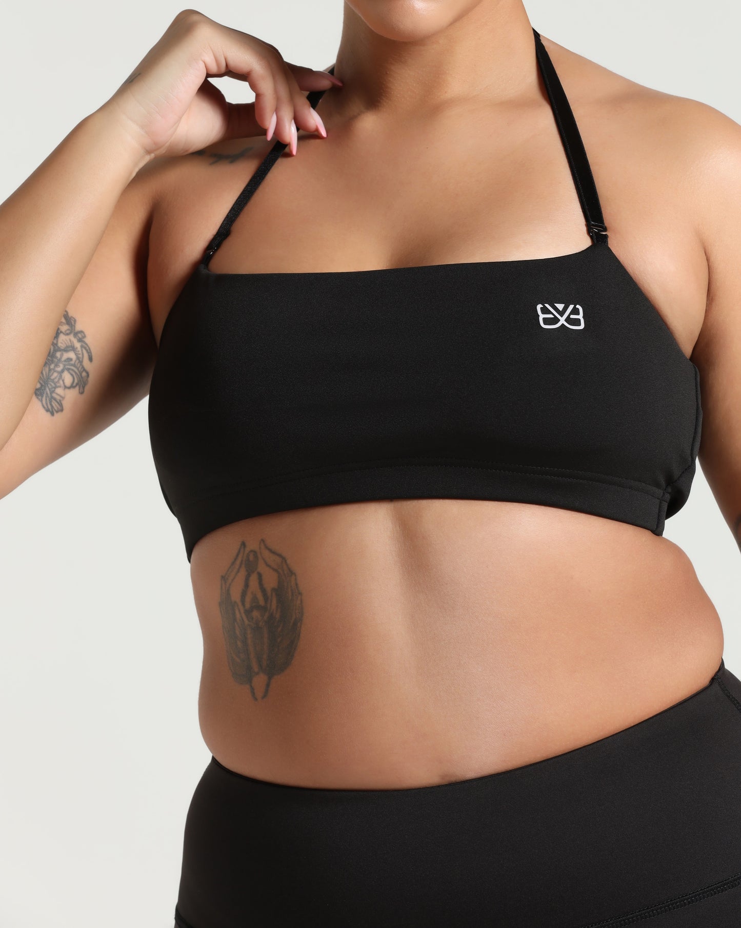Go-To Bandeau Sports Bra - Black