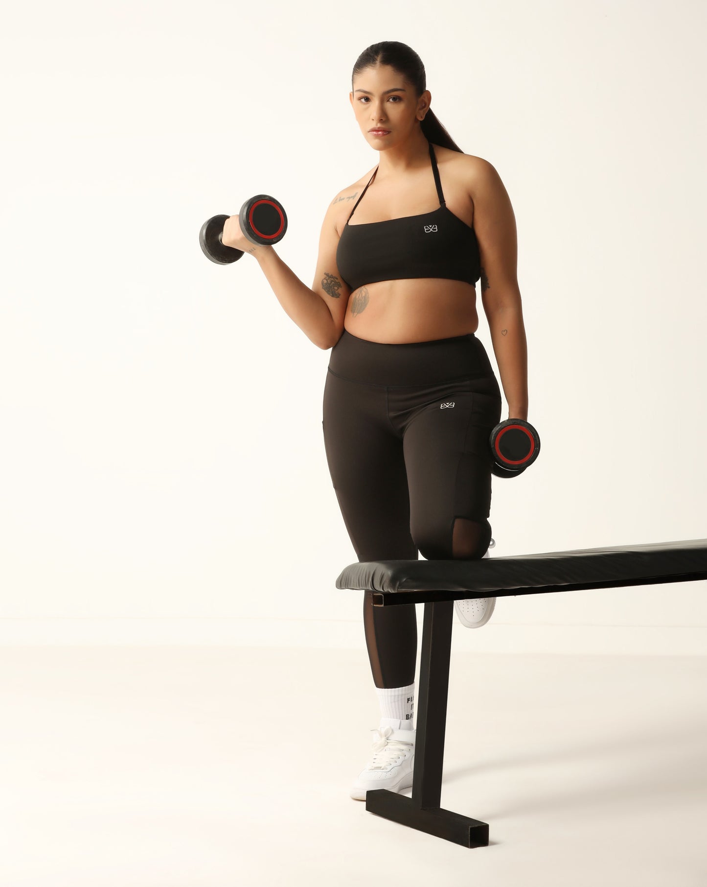 Go-To Bandeau Sports Bra - Black