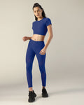 Flowmesh Leggings - Royal Blue