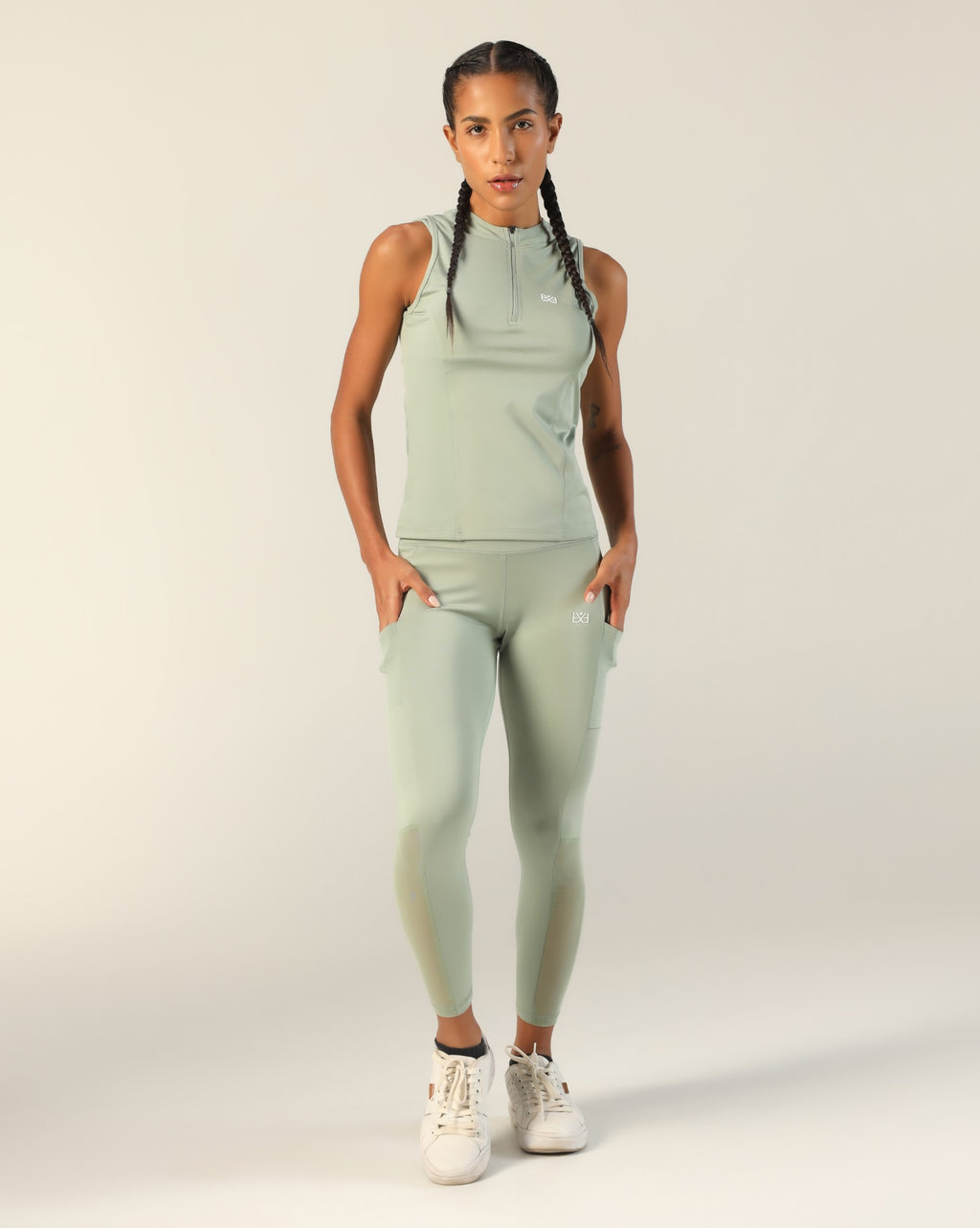 Classic Fitted Zipper Vest - Pista
