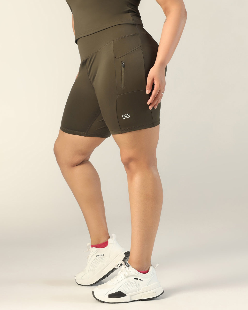 Stride Shorts - Mehendi