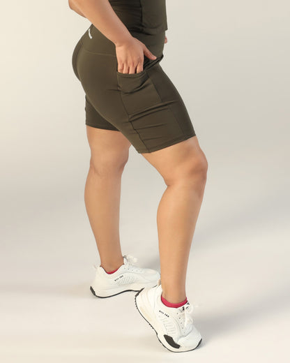 Stride Shorts - Mehendi