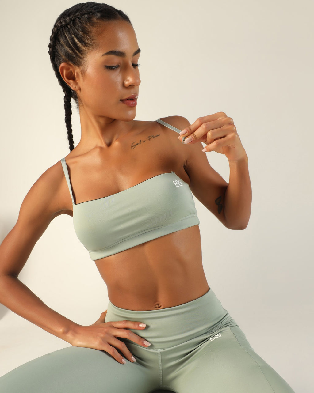 Go-To Bandeau Sports Bra - Pista