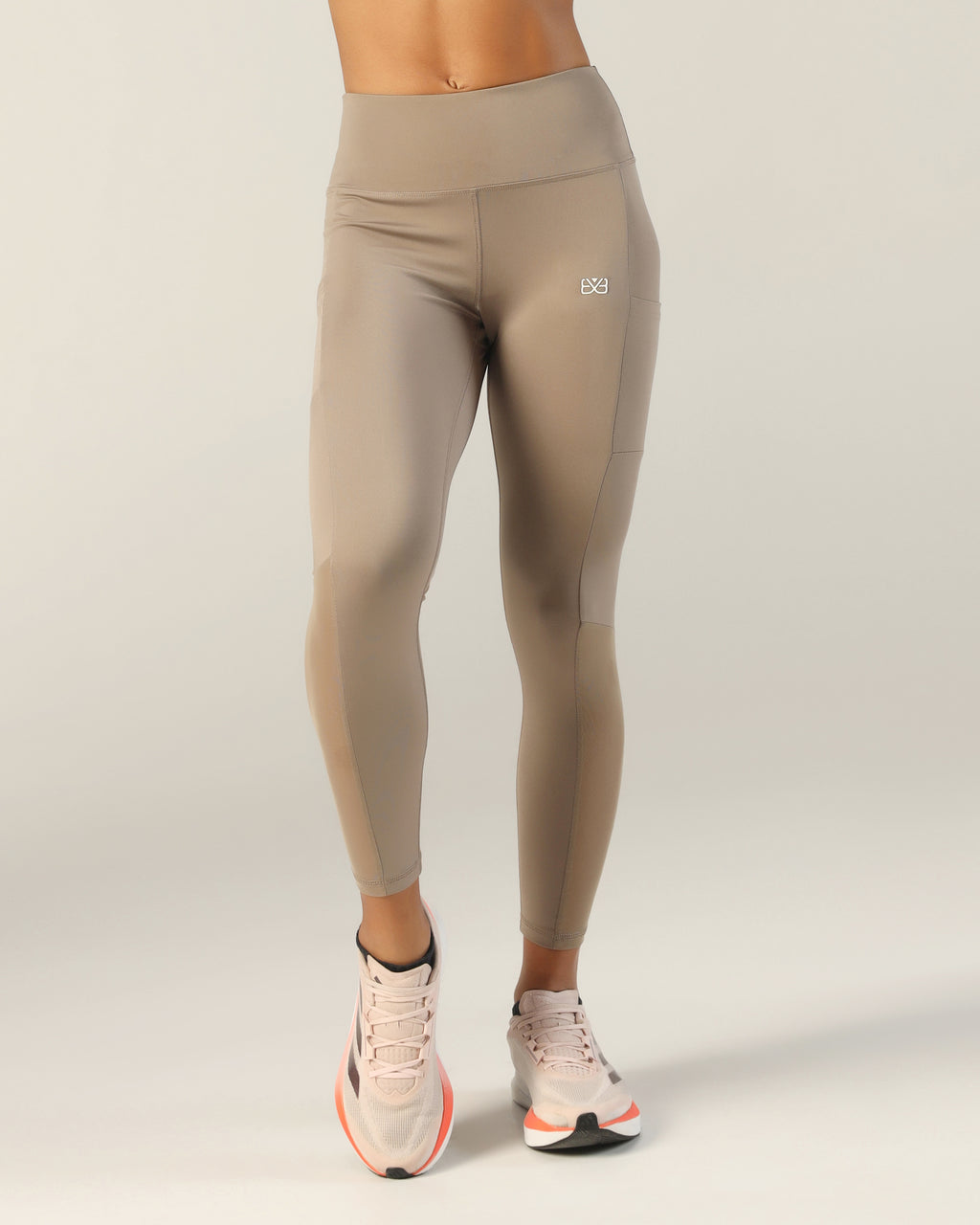 Everyday High-Rise Tights - Beige