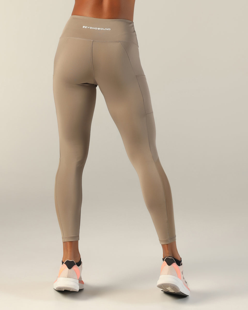 Everyday High-Rise Tights - Beige