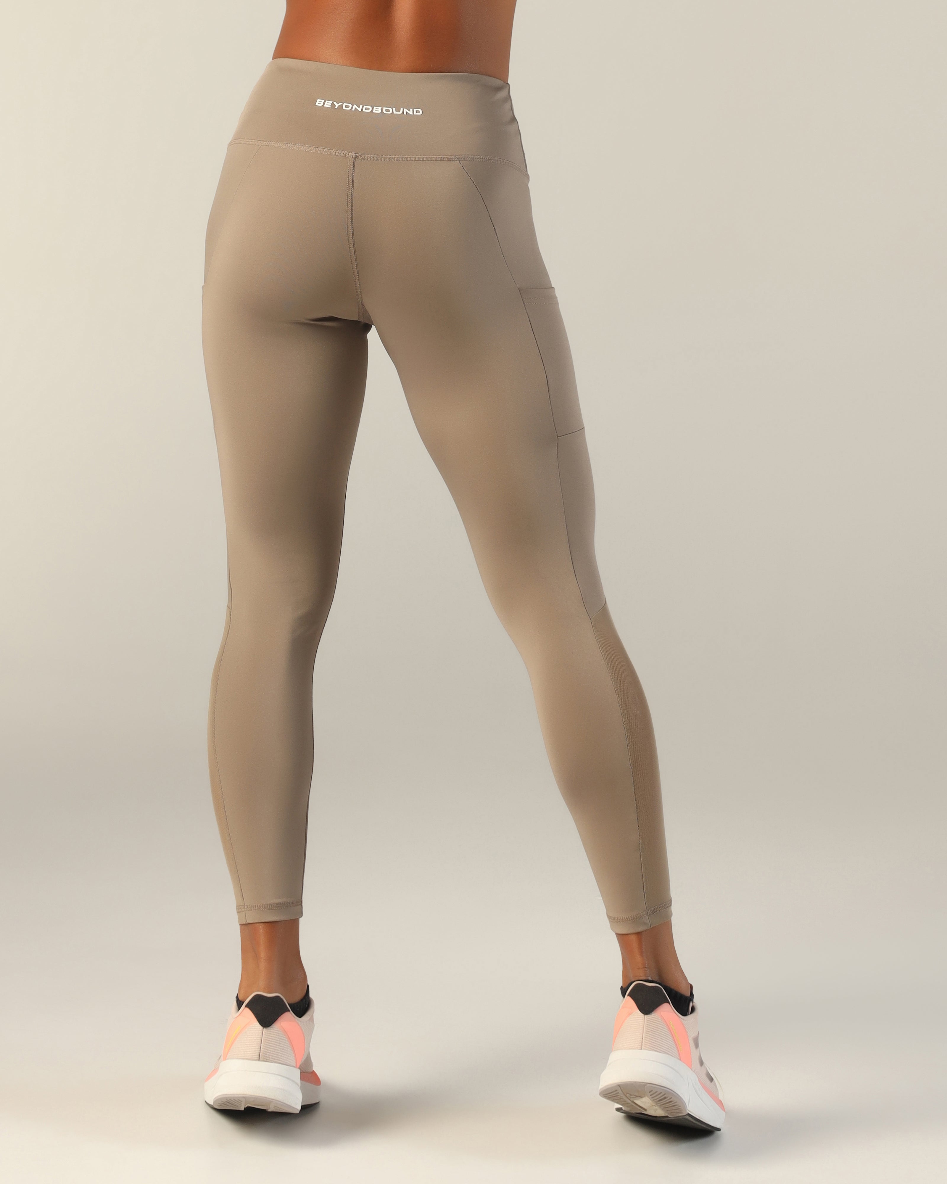 Everyday High-Rise Tights - Beige