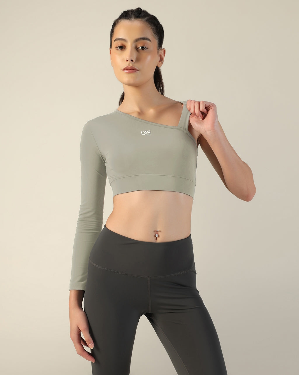 Asymmetric Crop top - Pista