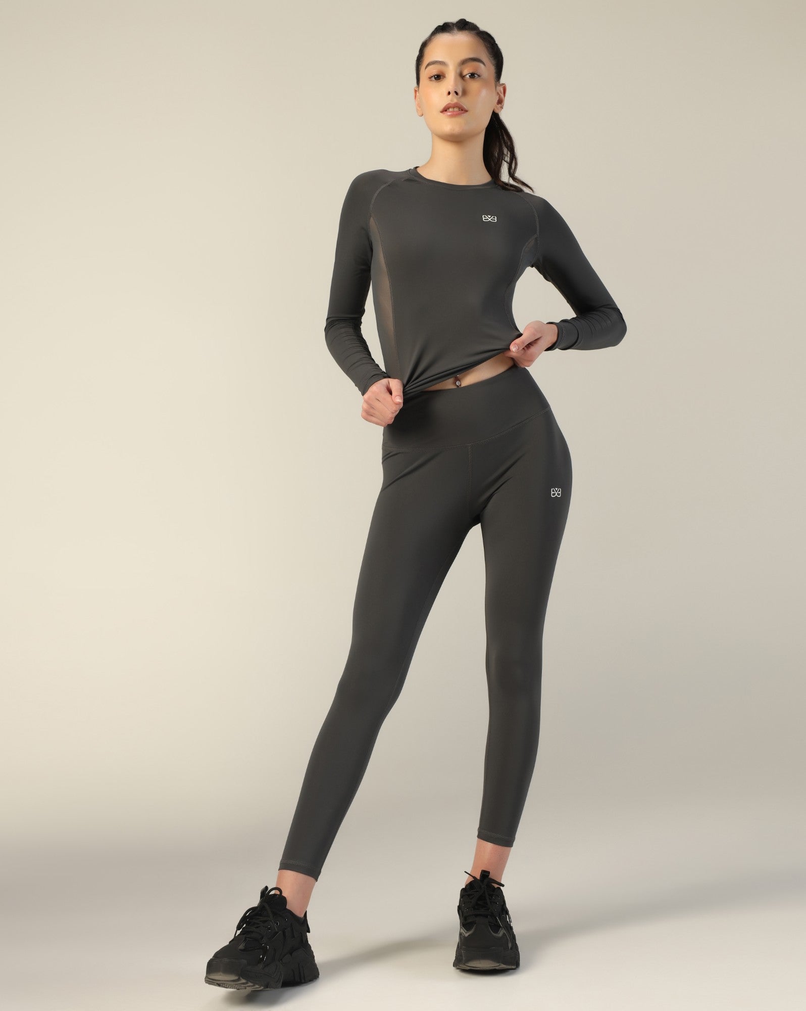 Go-To Long Sleeve Top - Dark Grey