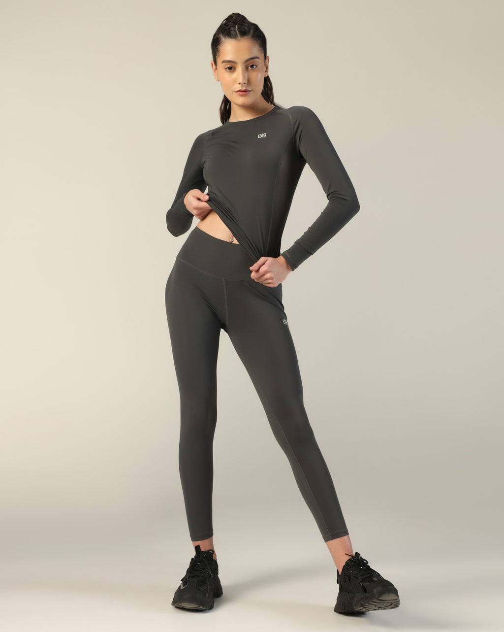 Go-To Long Sleeve Top - Dark Grey