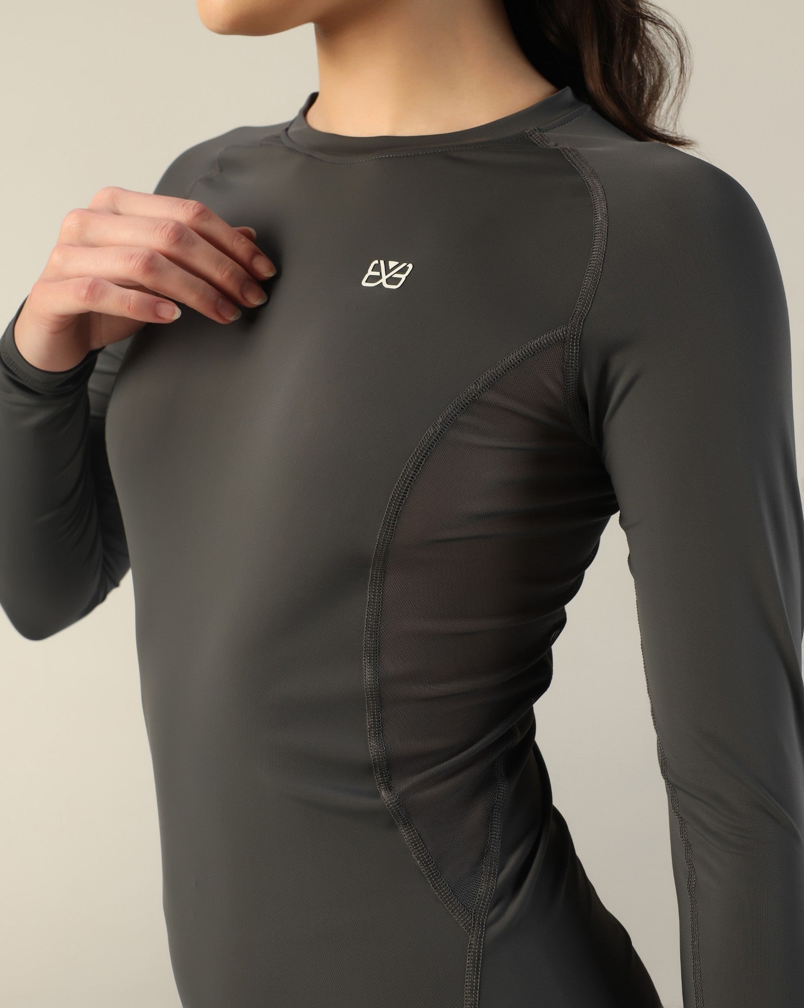 Go-To Long Sleeve Top - Dark Grey