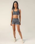 Classic Medium Support Sports Bra - Dark Grey