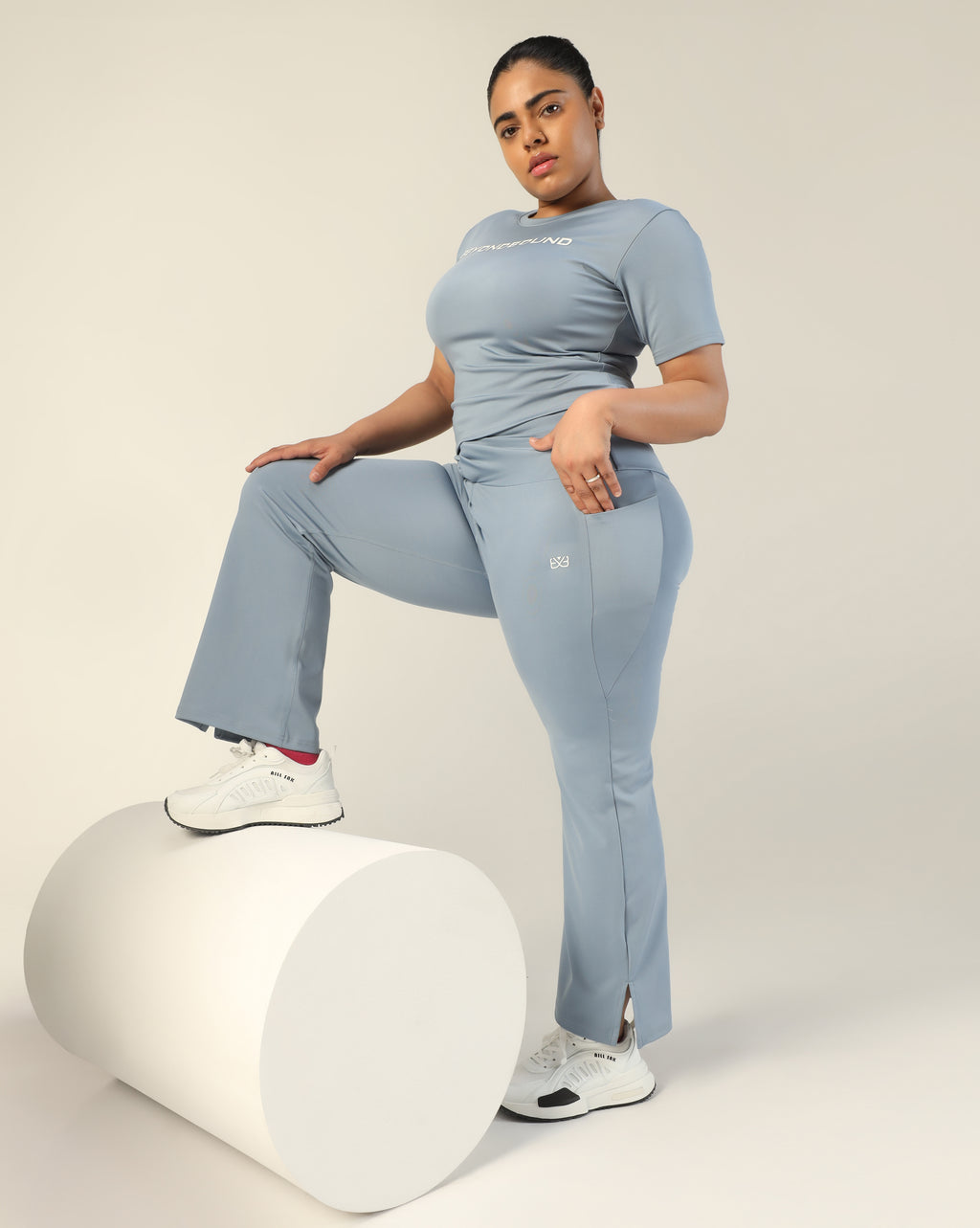 FlowTwist Leggings - Sky Blue