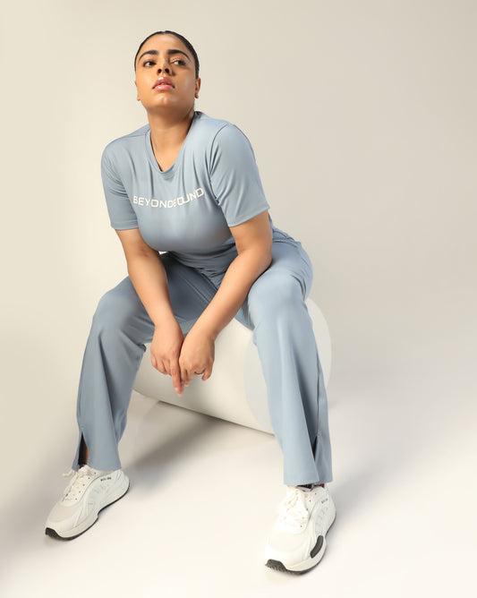 FlowTwist Leggings - Sky Blue