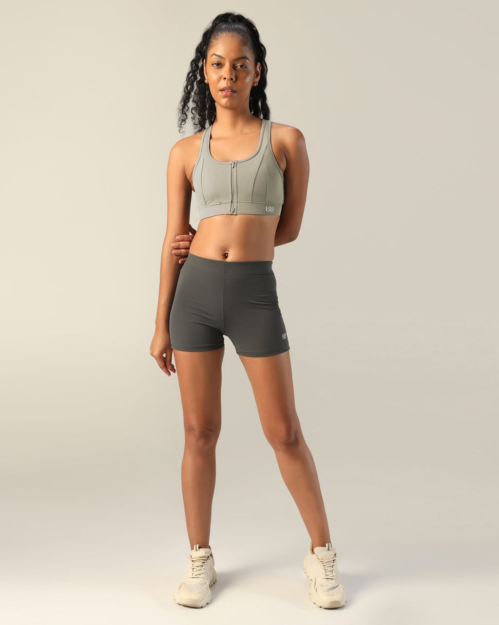 Zipper sports bra - Pista