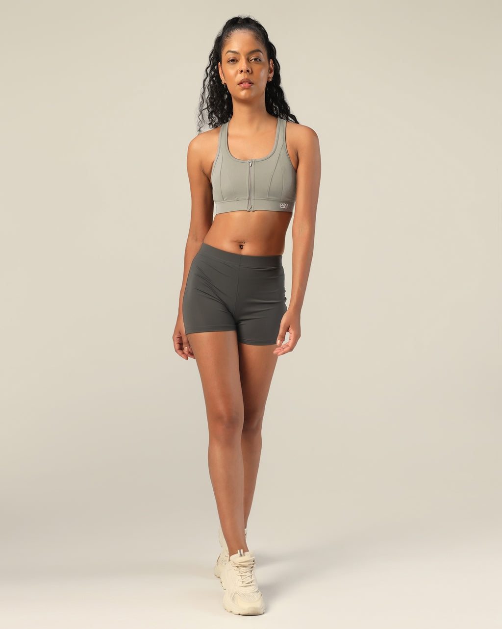 Zipper sports bra - Pista
