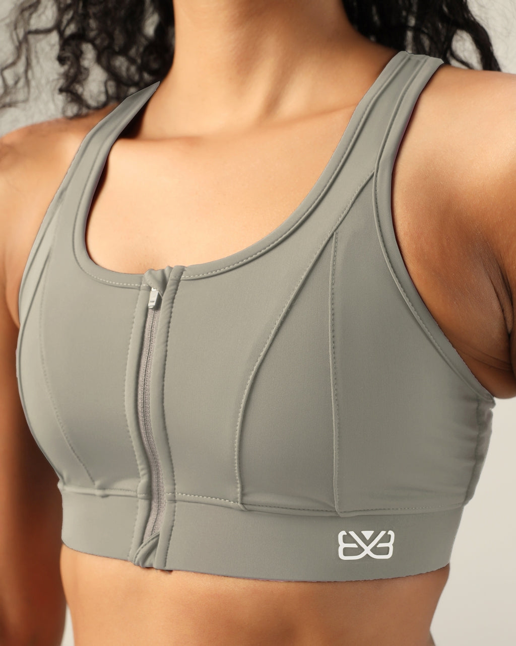 Zipper sports bra - Pista