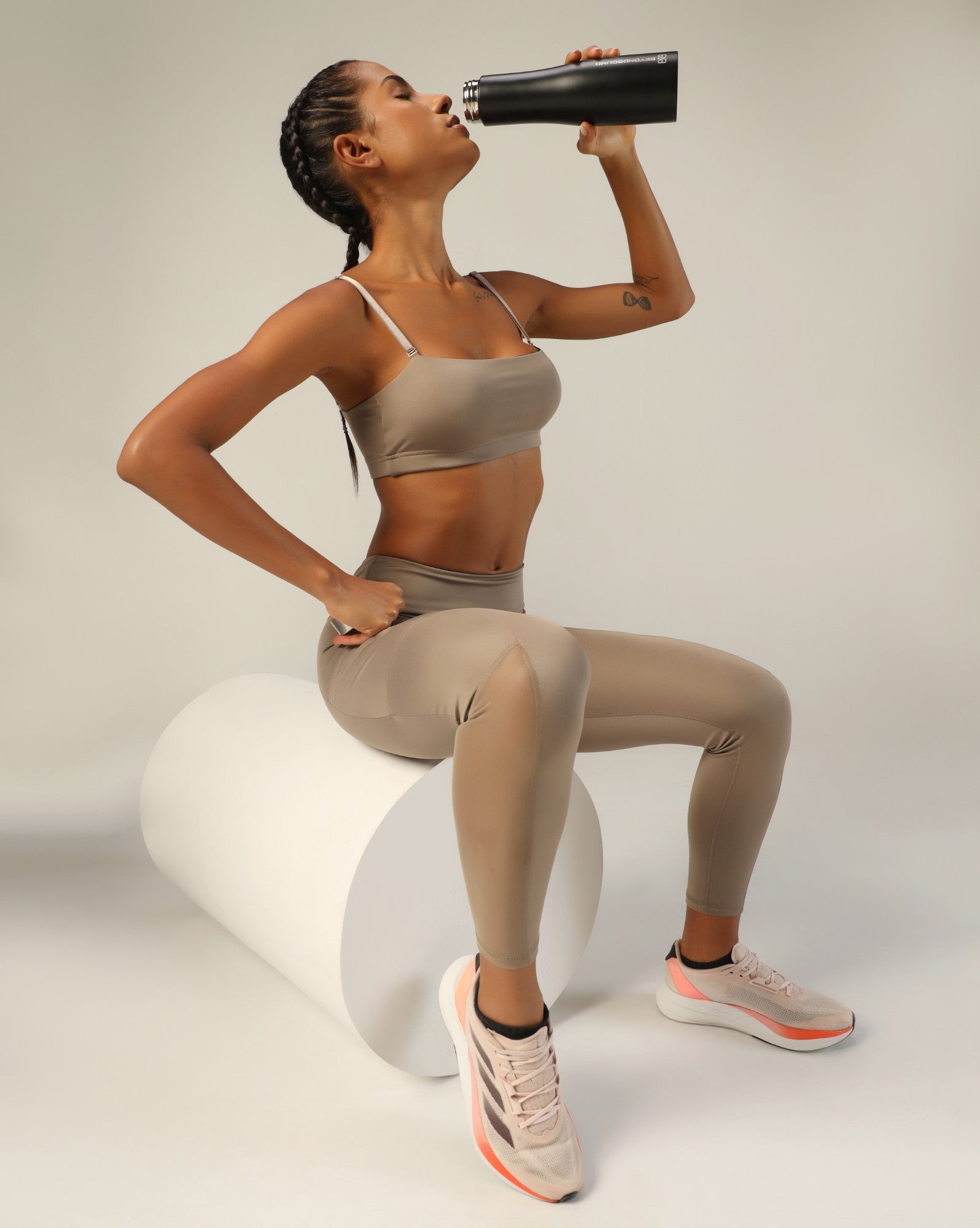 Go-To Bandeau Sports Bra - Beige