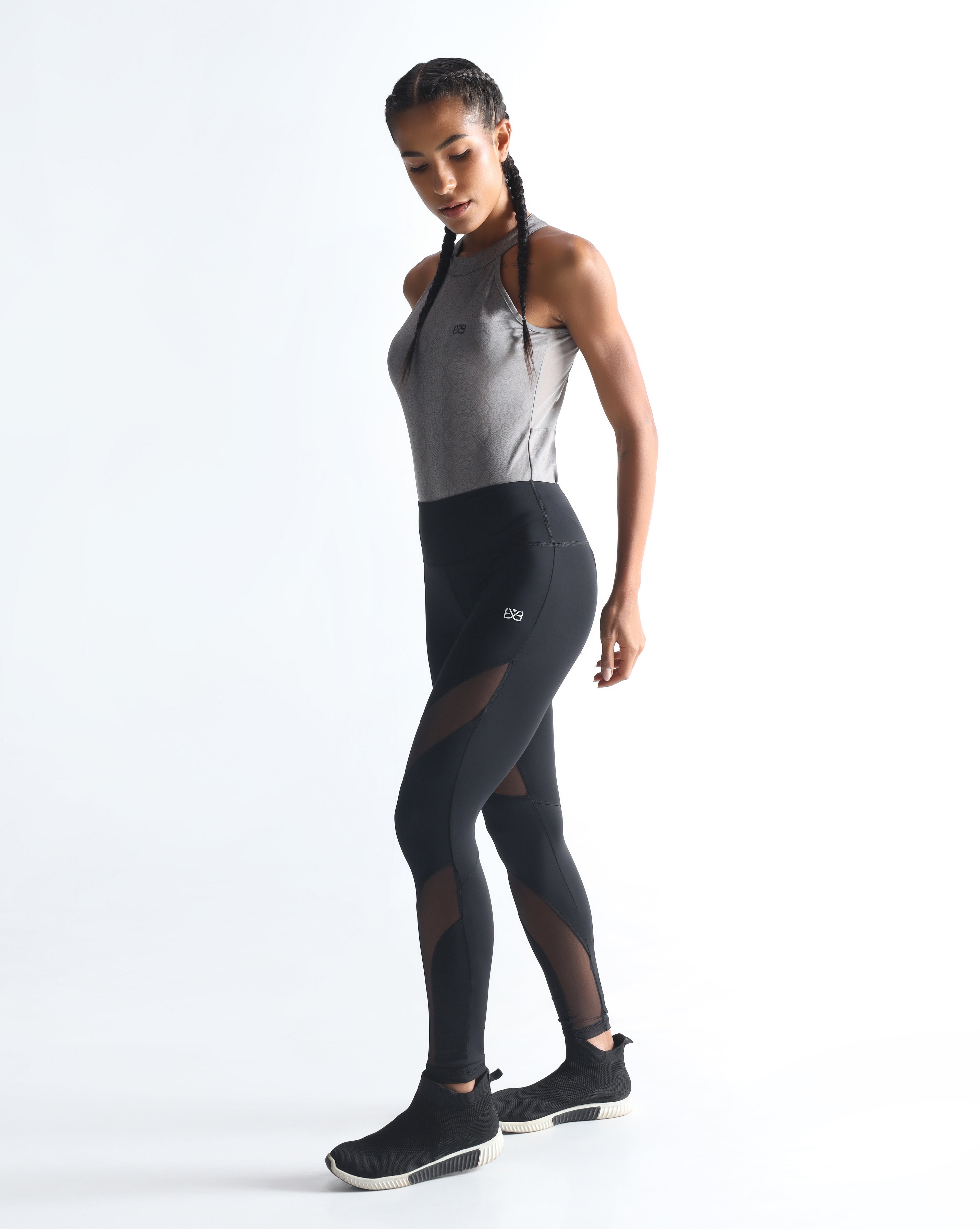 FlowMesh Leggings - Black