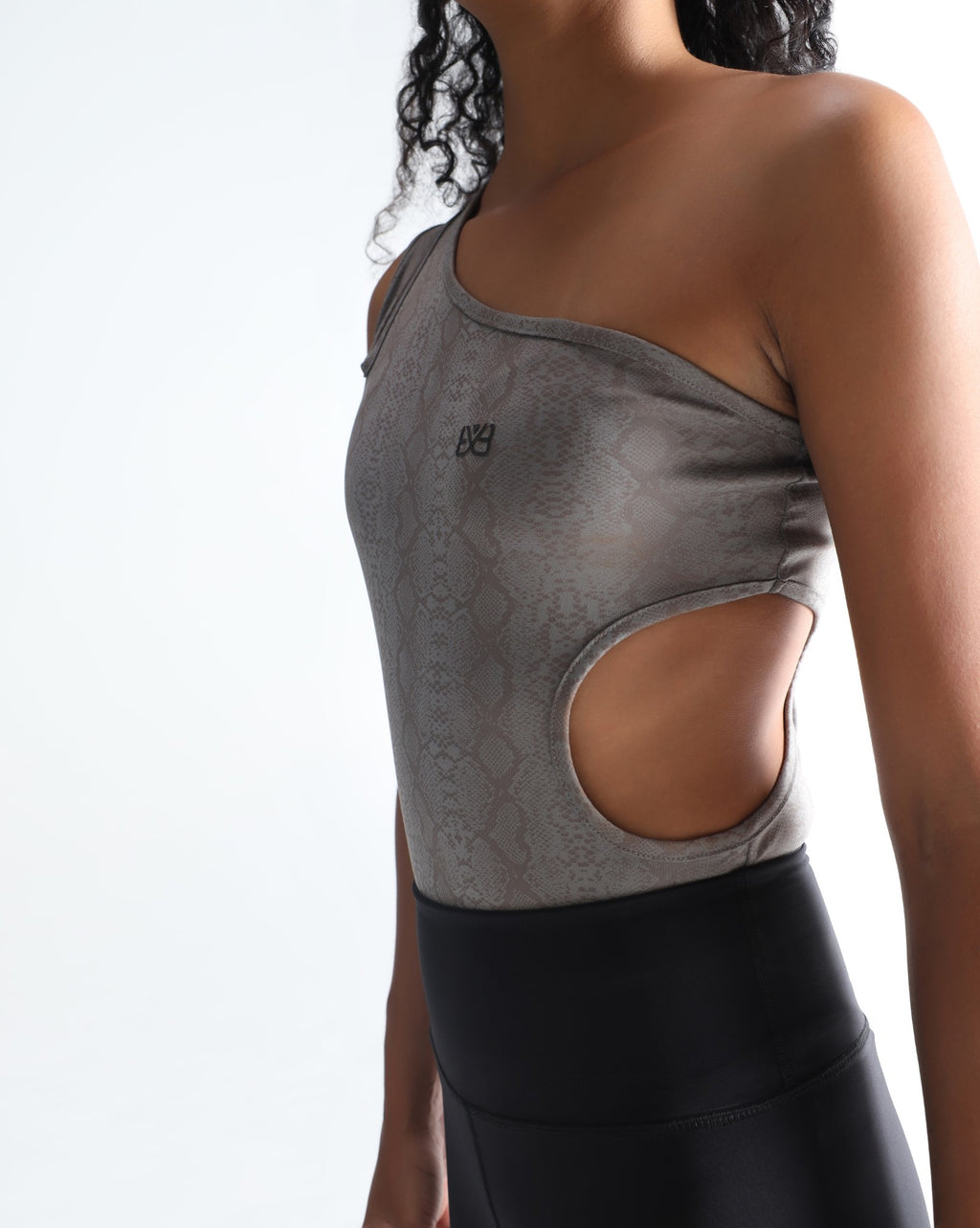 One shoulder bodysuit - Grey