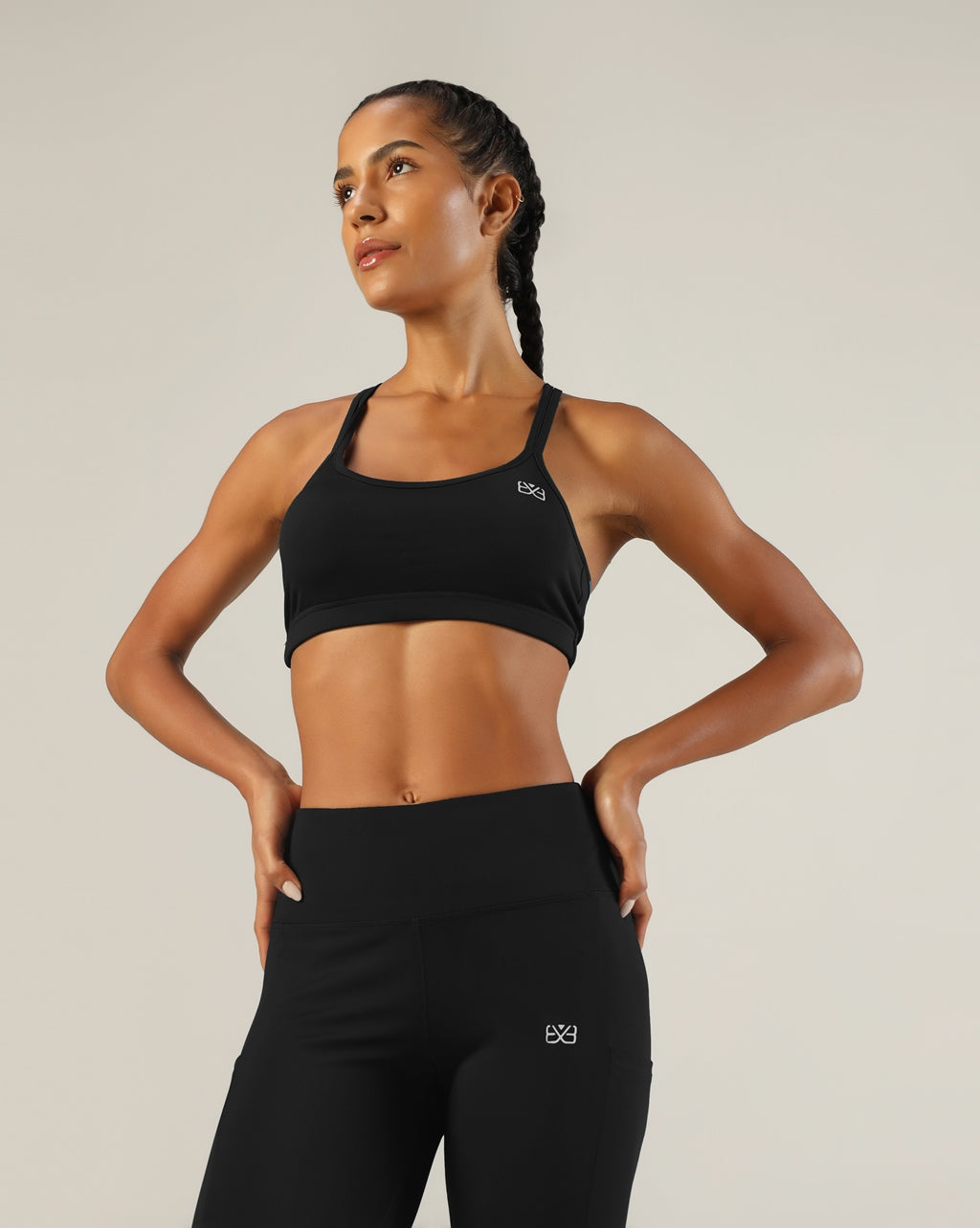 Crossover Bra - Black