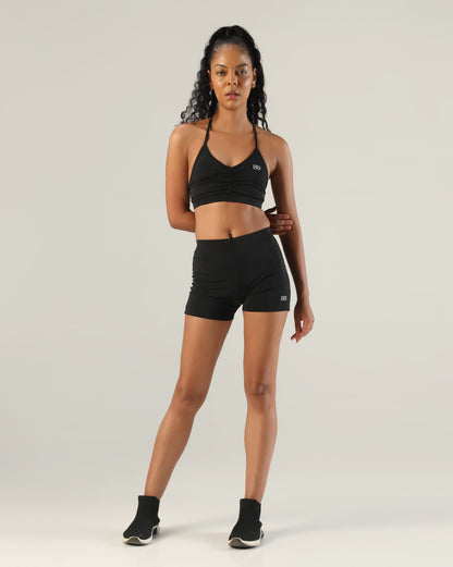Timeless Strappy Sports Bra - Black