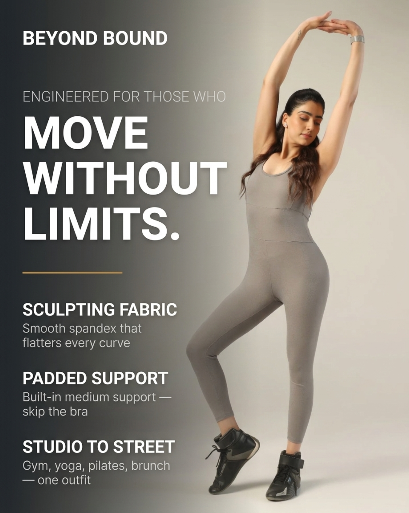 Limitless Jumpsuit - Grey