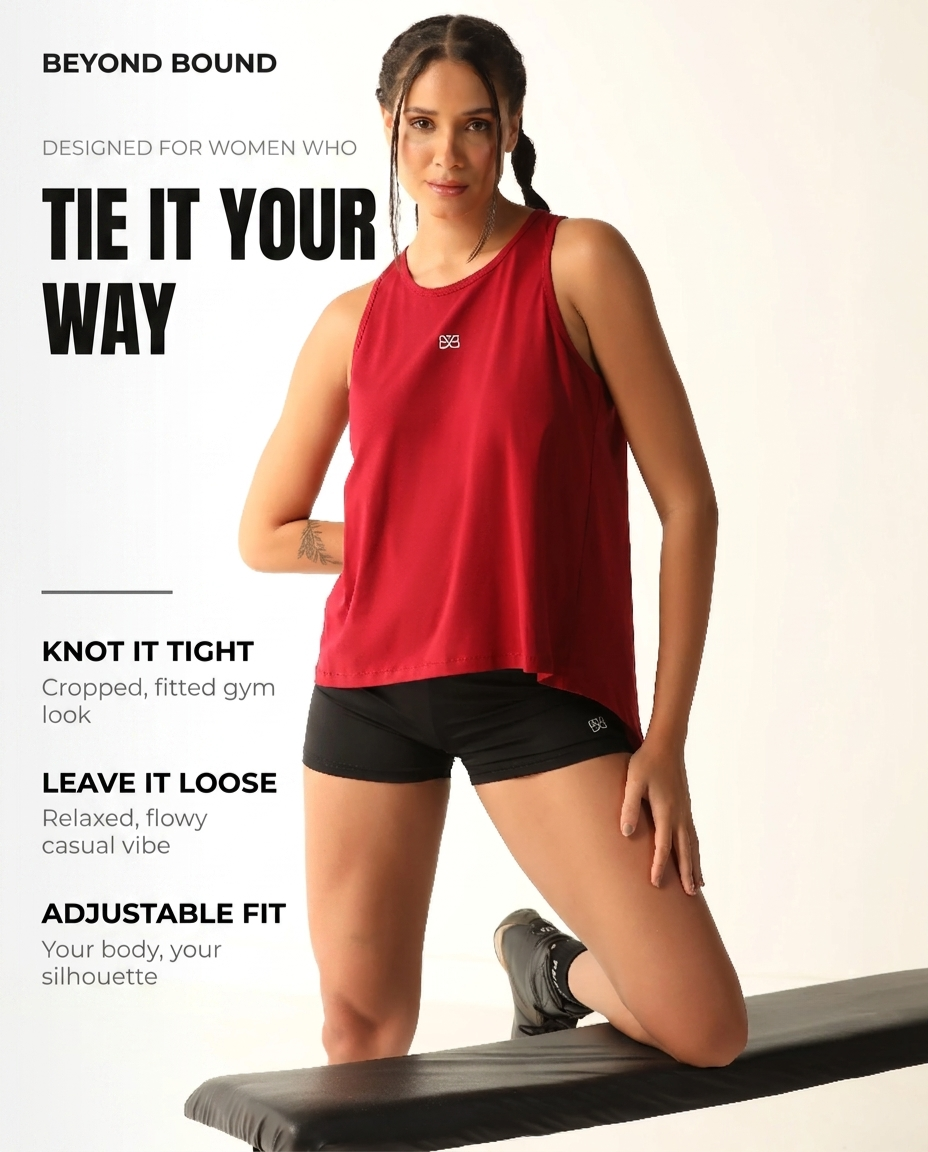 FlexTie Vest - Maroon