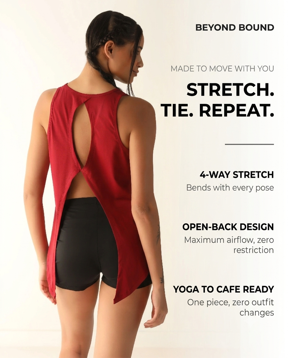 FlexTie Vest - Maroon