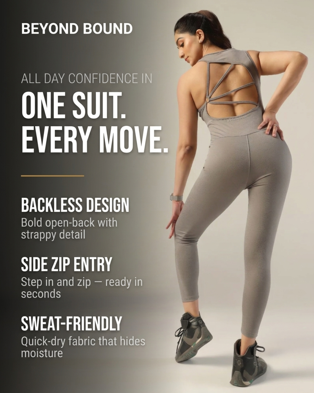 Limitless Jumpsuit - Grey