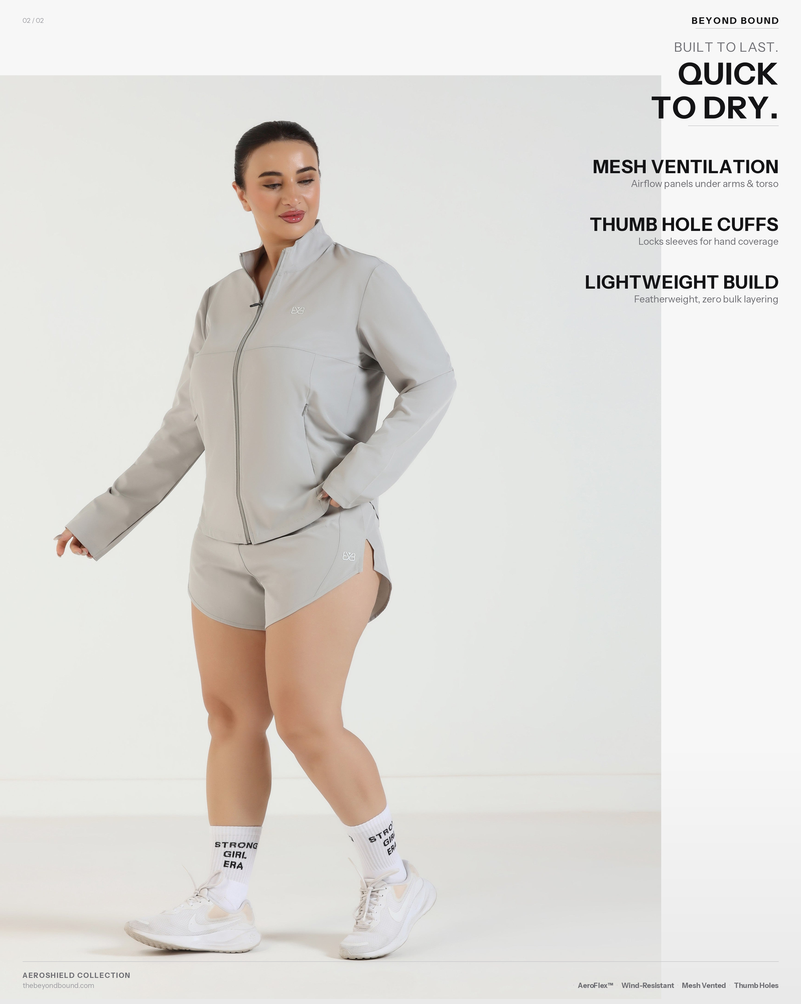 AeroShield Jacket - Light Grey