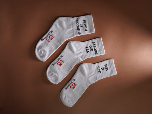 Bundle of 3 Socks - White
