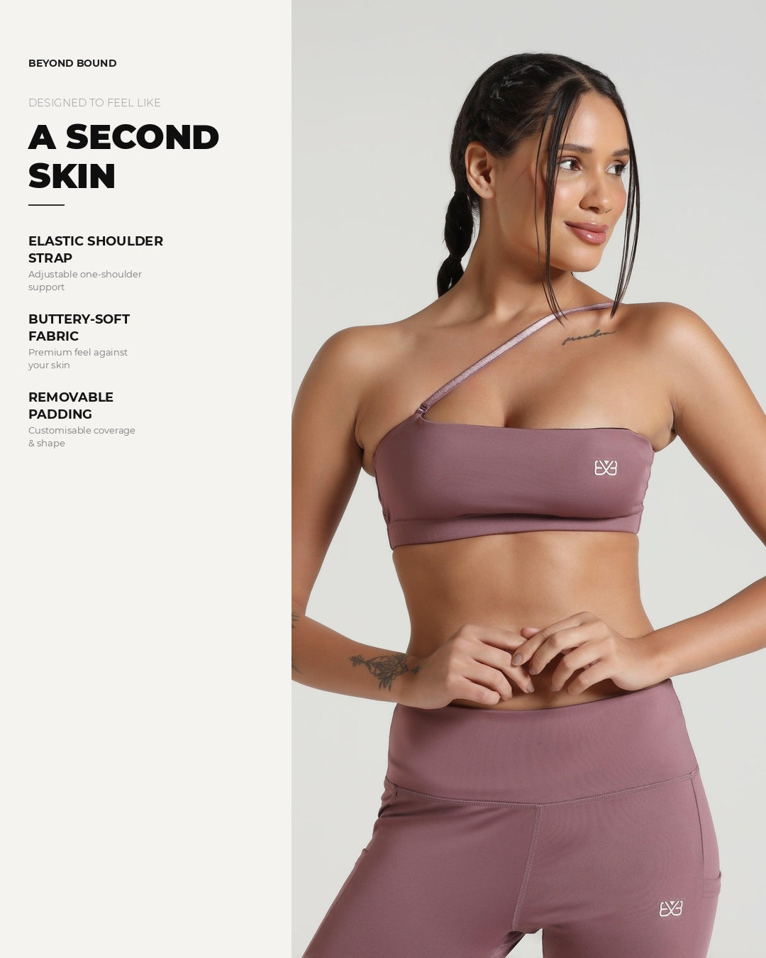 Go-To Bandeau Sports Bra - Pink