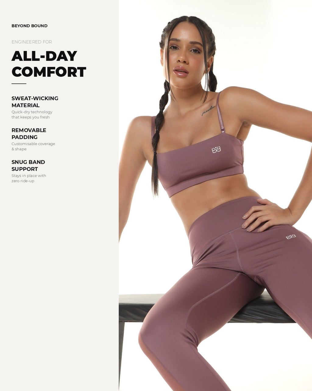 Go-To Bandeau Sports Bra - Pink